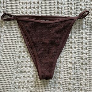 NEW PacSun Brown‎ Textured Bikini Bottom Size XL